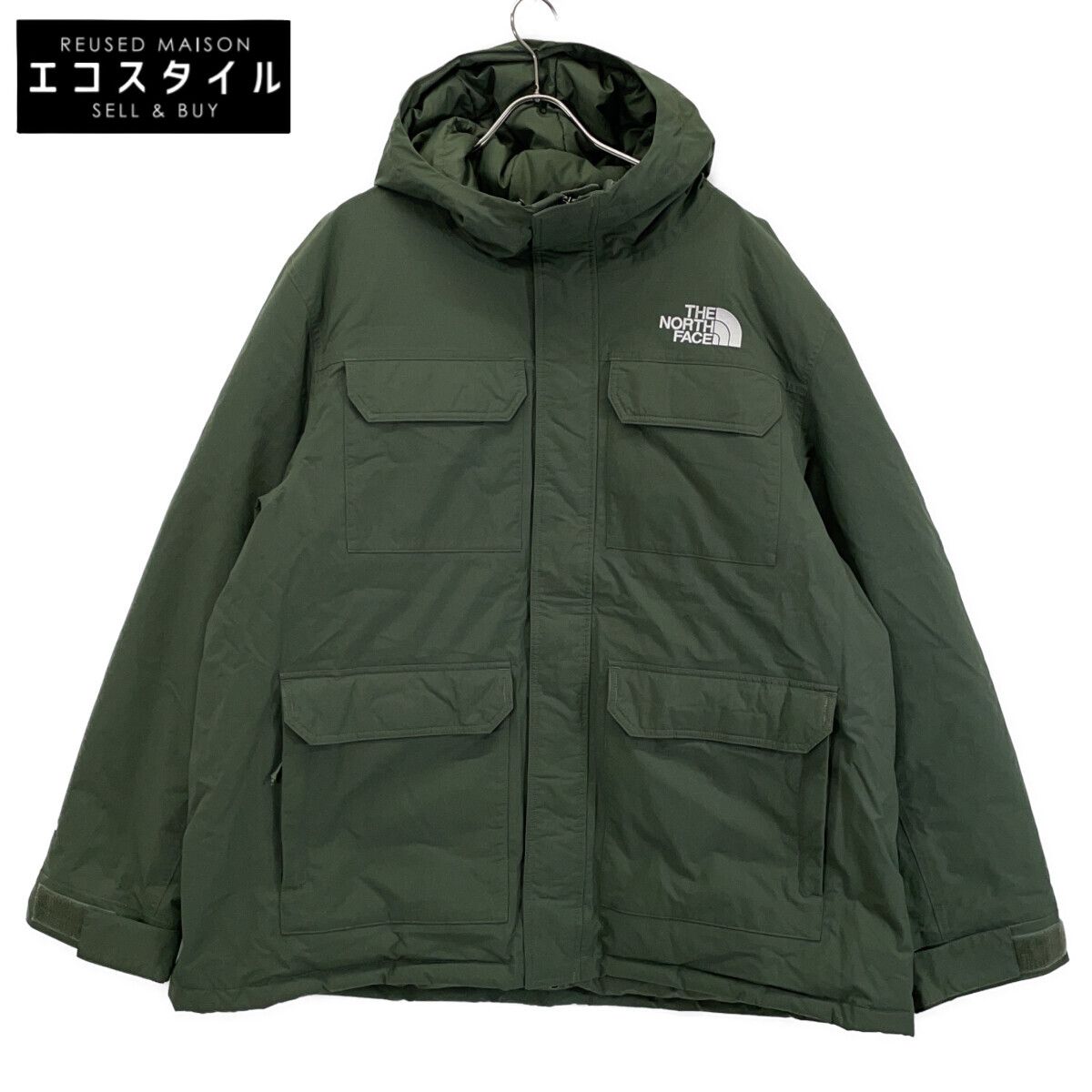 THE NORTH FACE　ノースフェイス　NF0A5GJX グリーン ナイロン CYPRESS PARKA/サイプレスパーカー　XXL