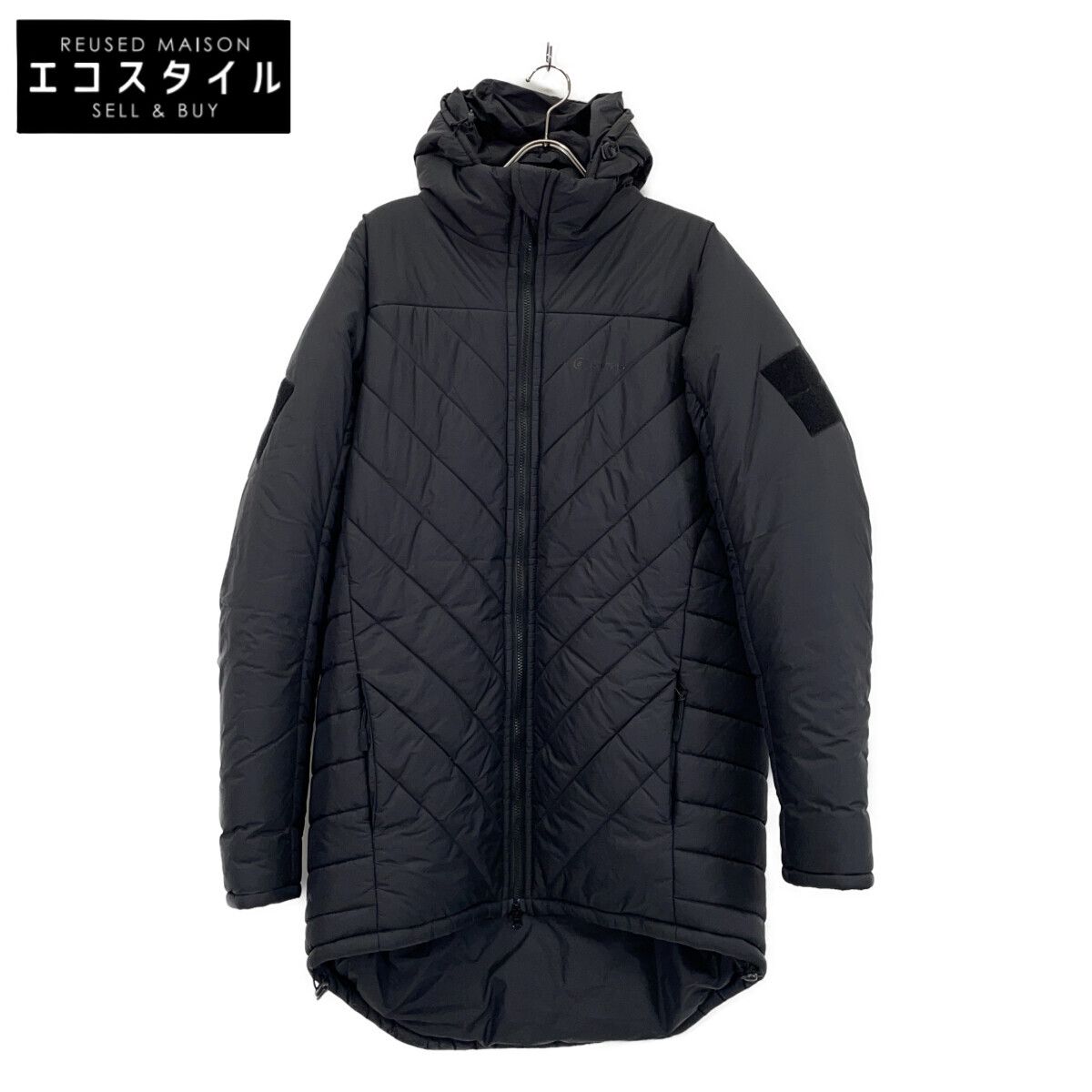SnugPak　スナッグパック　SJ12 ブラック ナイロン 中綿 ロングジャケット　M