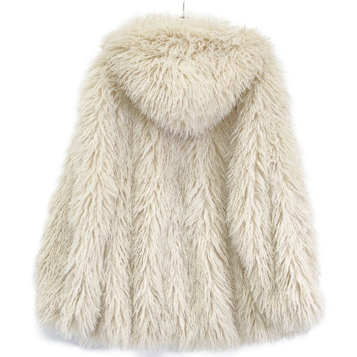 PRANK PROJECT プランクプロジェクト 25AW 31252215105 ホワイト ドローストリング Fake Fur Hooded Hoodie F PRANK PROJECT プランクプロジェクト 25AW 31252215105 ホワイト ドローストリング Fake Fur Hooded Hoodie F