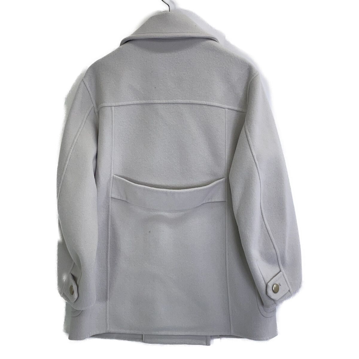 BALLSEY　ボールジー　23AW 11-08-34-08101 ライトグレー 金釦 ウールビーバーメルトン ショートコート　34
