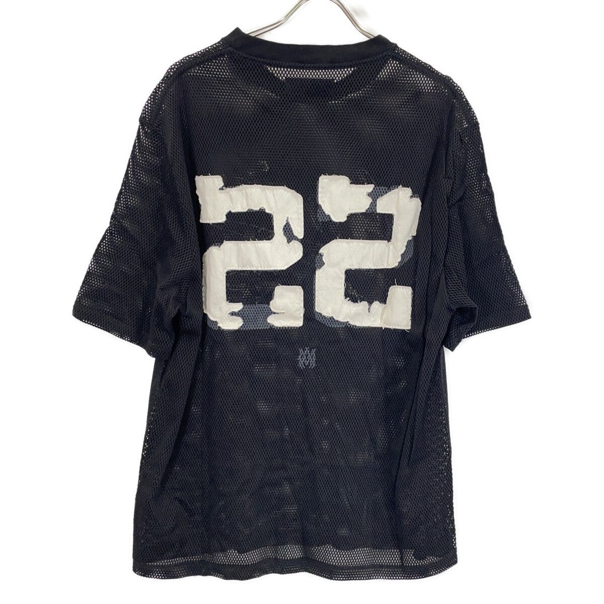 AMIRI　アミリ　ブラック メッシュ ゲームシャツ