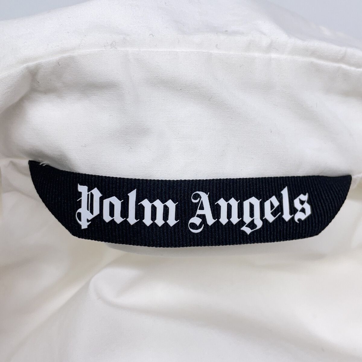 Palm Angels パームエンジェルス ホワイト ボーリングシャツ Palm Angels パームエンジェルス ホワイト ボーリングシャツ