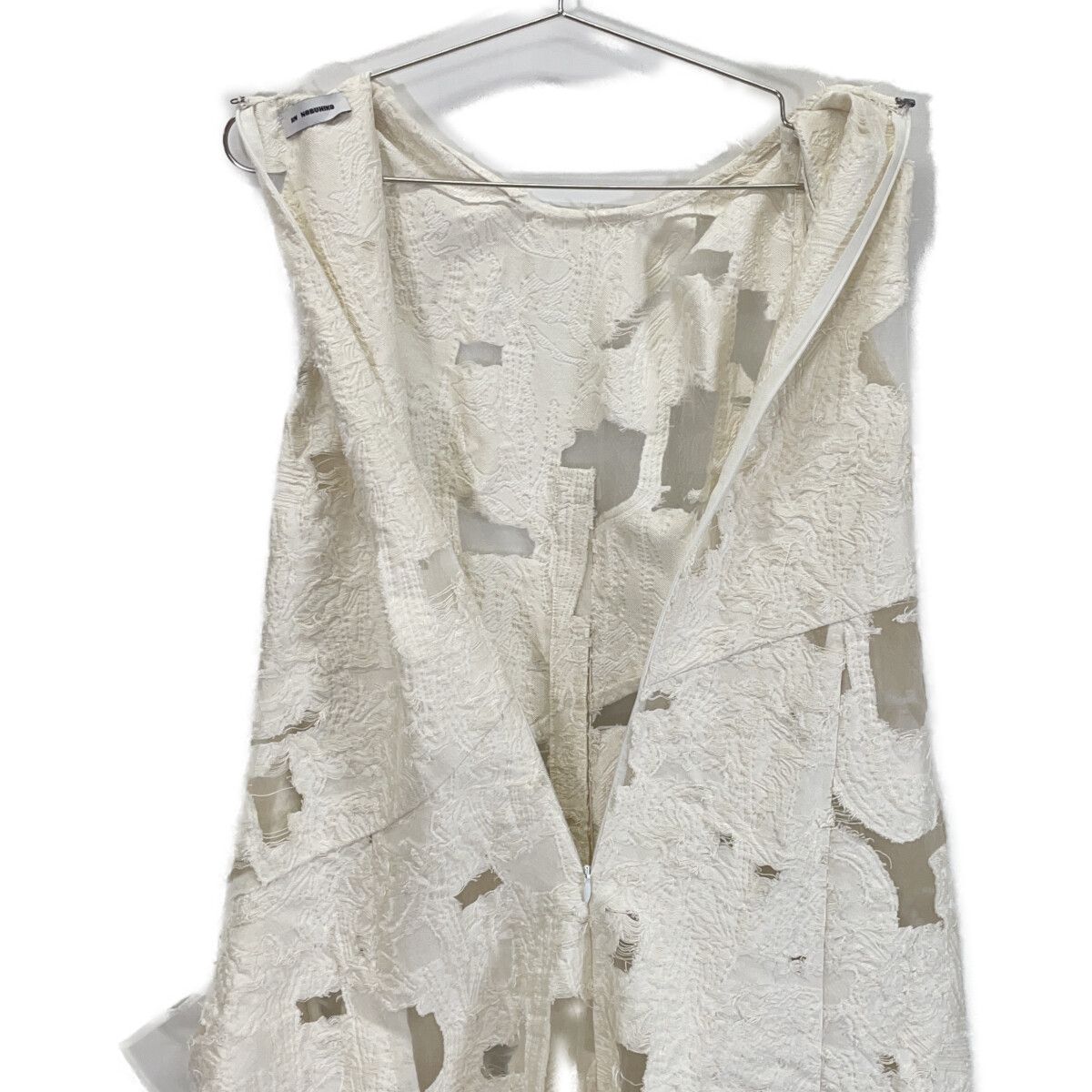 RIV NOBUHIKO　リブ ノブヒコ　DRAW252301 ホワイト MALLORCA PLACKET DRESS　2