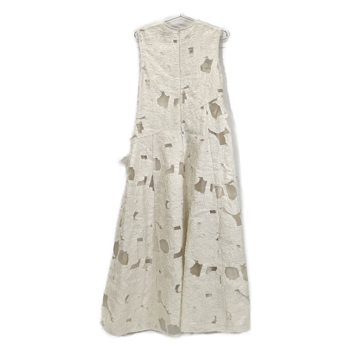 RIV NOBUHIKO　リブ ノブヒコ　DRAW252301 ホワイト MALLORCA PLACKET DRESS　2