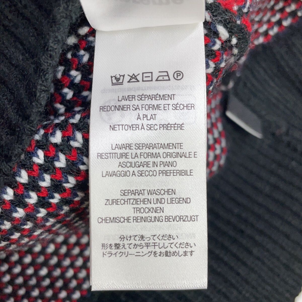 Supreme シュプリーム 25FW ブラック TAEGET SWEATER ターゲット セーター L Supreme シュプリーム 25FW ブラック TAEGET SWEATER ターゲット セーター L