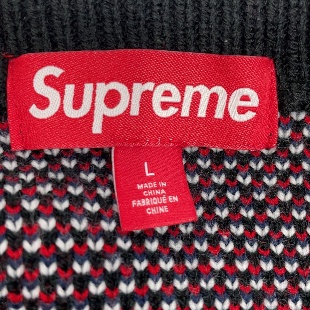 Supreme シュプリーム 25FW ブラック TAEGET SWEATER ターゲット セーター L Supreme シュプリーム 25FW ブラック TAEGET SWEATER ターゲット セーター L