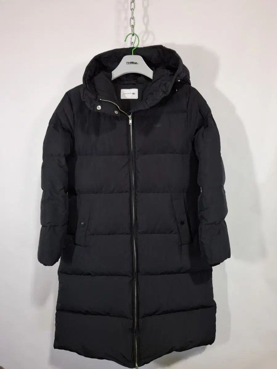 LACOSTE ラコステ レディース ダウンジャケット ロング丈 ブラック