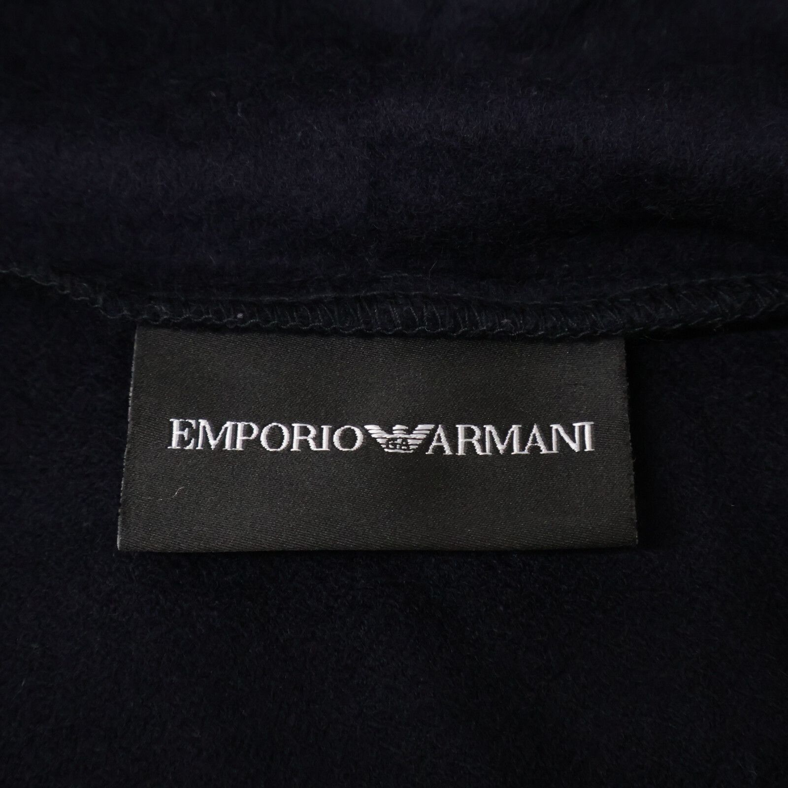 EMPORIO ARMANI　エンポリオアルマーニ　【国内正規】6L1MA9 1NPLZ ウール プルオーバー パーカー　XL