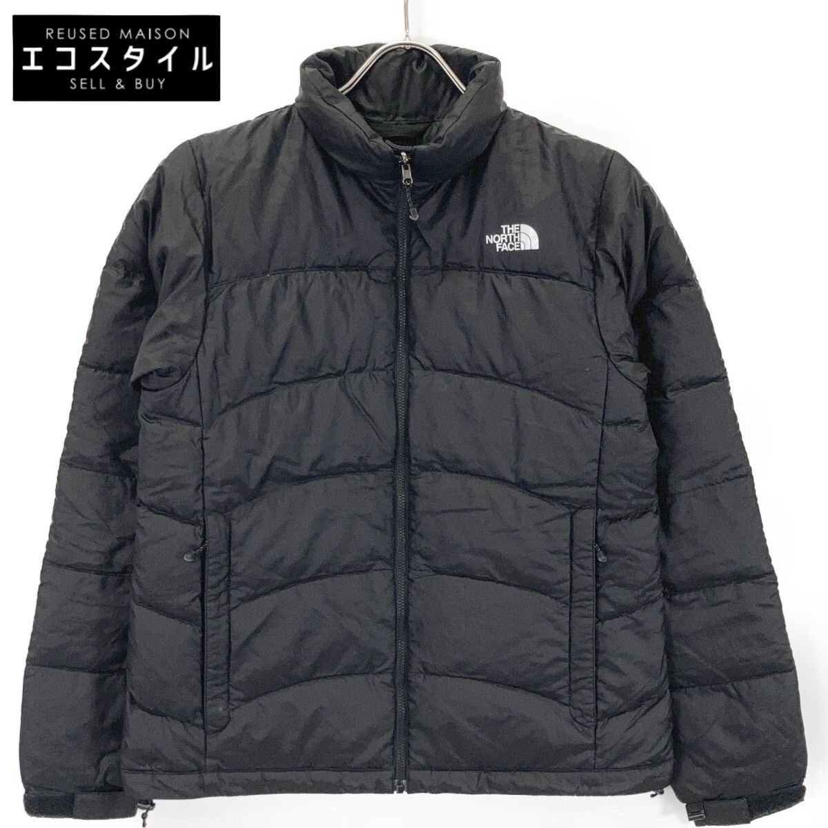 THE NORTH FACE　ノースフェイス　NDW92242 ブラック ナイロン ジップインマグネ アコンカグア キルティングダウンジャケット　M