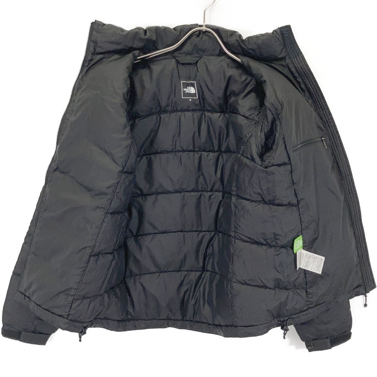 THE NORTH FACE　ノースフェイス　NDW92242 ブラック ナイロン ジップインマグネ アコンカグア キルティングダウンジャケット　M