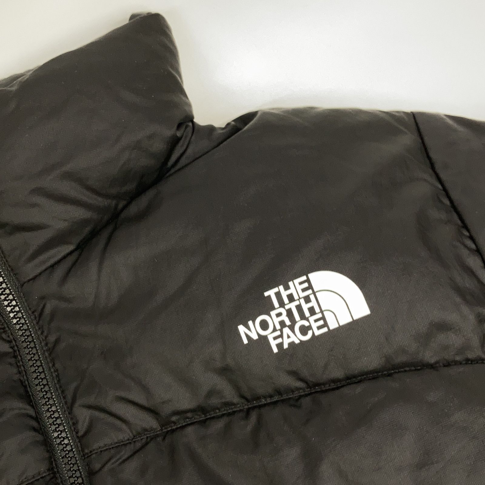 THE NORTH FACE　ノースフェイス　NDW92242 ブラック ナイロン ジップインマグネ アコンカグア キルティングダウンジャケット　M