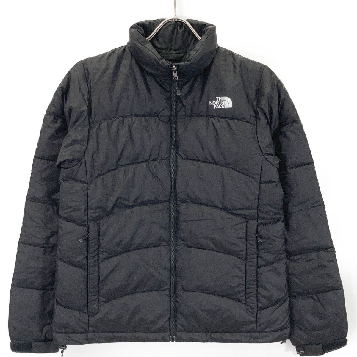 THE NORTH FACE　ノースフェイス　NDW92242 ブラック ナイロン ジップインマグネ アコンカグア キルティングダウンジャケット　M