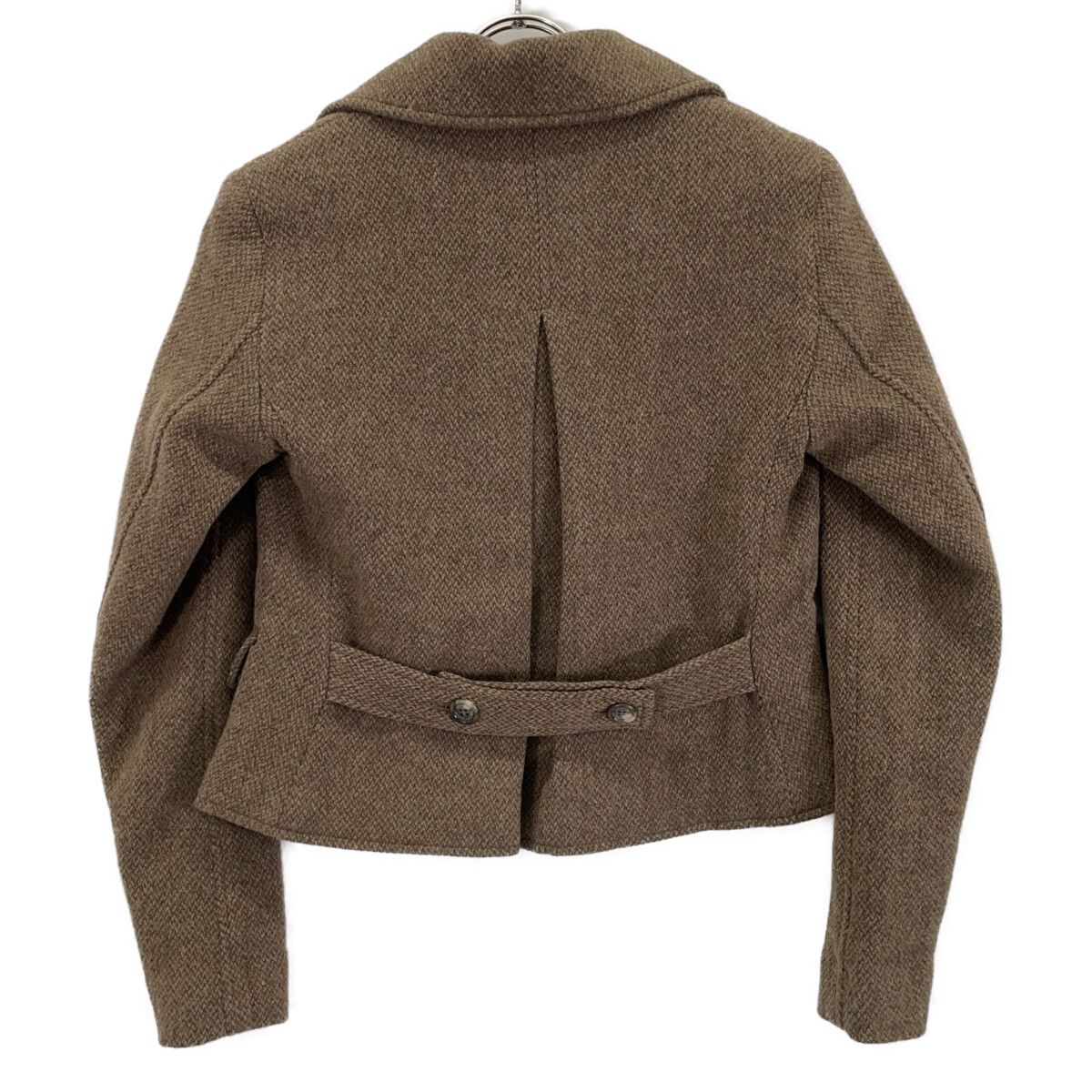 LAUREN RALPH LAUREN ローレン ラルフローレン ブラウン ダブルブレステッド ヘリンボーン コート 00 LAUREN RALPH LAUREN ローレン ラルフローレン ブラウン ダブルブレステッド ヘリンボーン コート 00