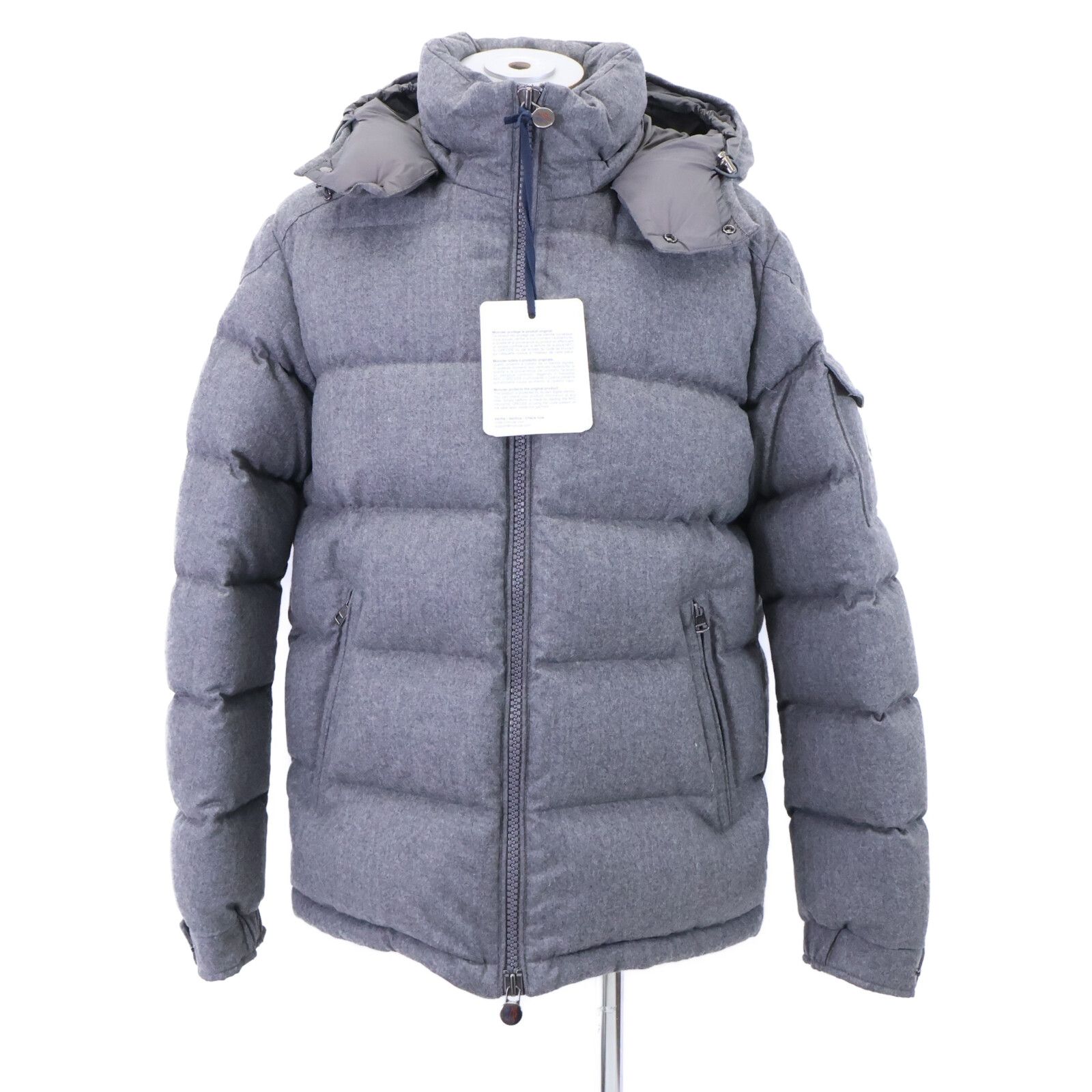 MONCLER モンクレール 【新品同様】MONTGENEVRE モンジュネーブル ウール フード付ダウンジャケット 4 MONCLER モンクレール 【新品同様】MONTGENEVRE モンジュネーブル ウール フード付ダウンジャケット 4