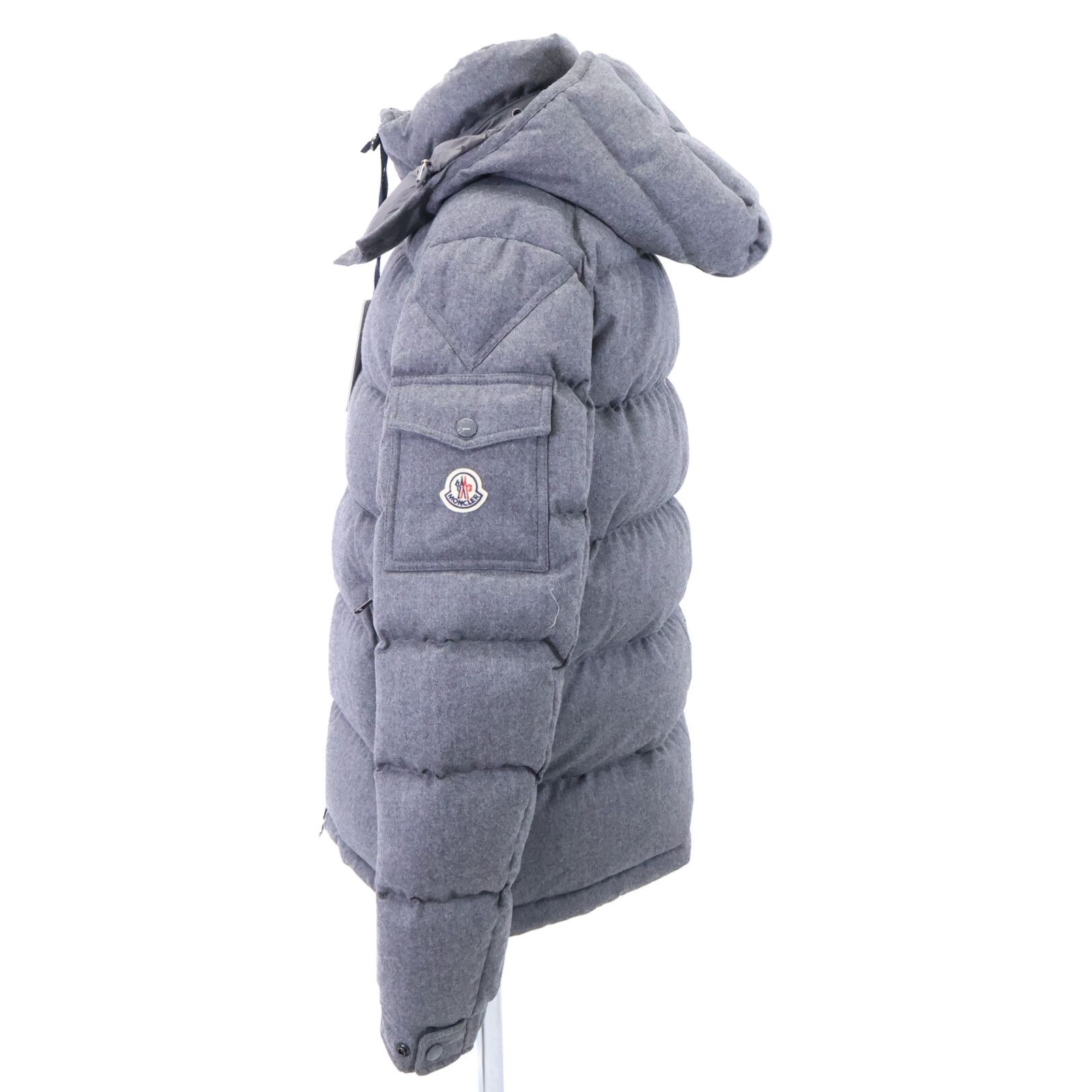 MONCLER モンクレール 【新品同様】MONTGENEVRE モンジュネーブル ウール フード付ダウンジャケット 4 MONCLER モンクレール 【新品同様】MONTGENEVRE モンジュネーブル ウール フード付ダウンジャケット 4