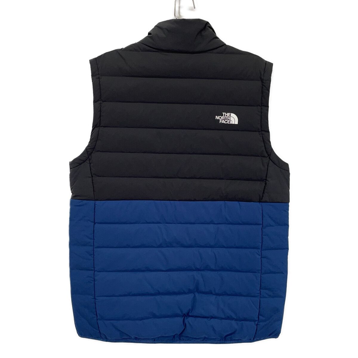THE NORTH FACE　ノースフェイス　NF0A7UJR ブラック×ブルー BELLEVIEW STRETCH DOWN VEST/ ベルビュー ストレッチダウンベスト　L