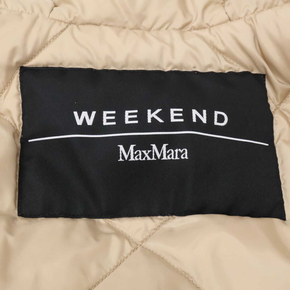 Max MaraWEEKEND　マックスマーラウィークエンド　25254960426 ベージュ リバーシブル MEDIUM PADDING フーディダウンコート　46