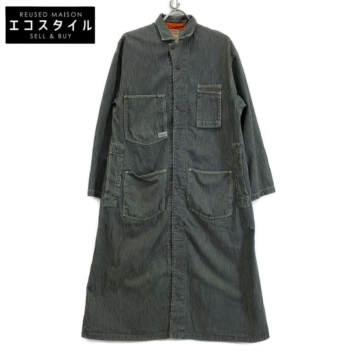 DENIM DUNGAREE デニムアンドダンガリー 708901 ブルー デニム ロングシャツ