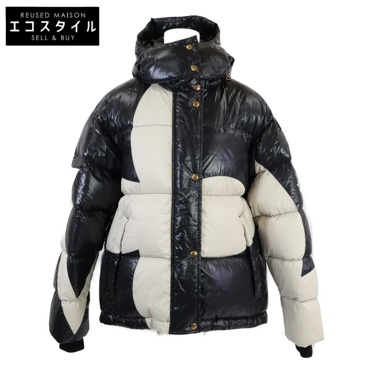 LOUIS VUITTON　ルイヴィトン　【新品同様/国内正規/24年製】1AC0IT アブストラクト モノグラム フラワーパファ ダウンジャケット　36