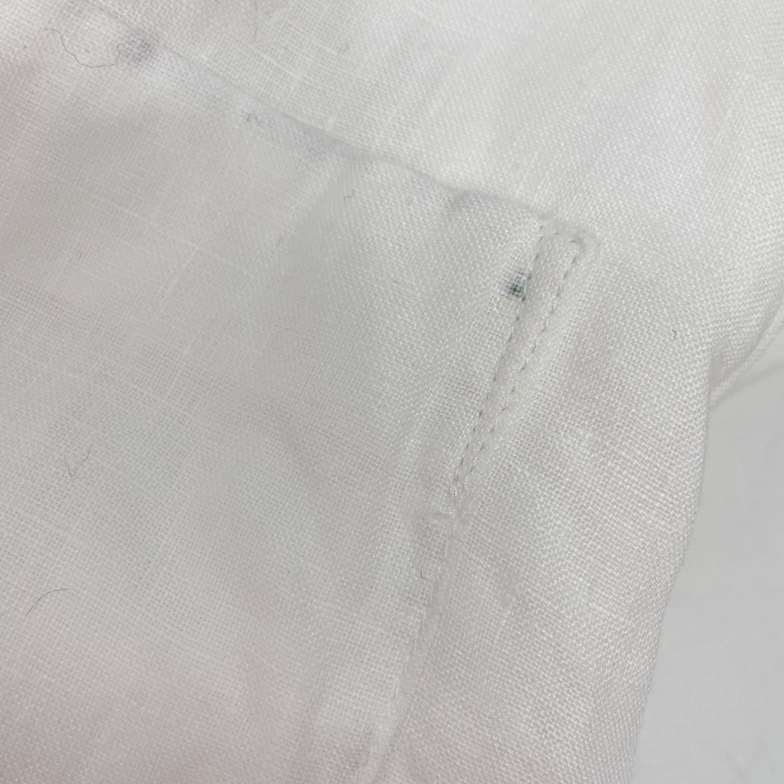 CONFECT　コンフェクト　02232-0054 ホワイト リネンスキッパーショートスリーブシャツ　5