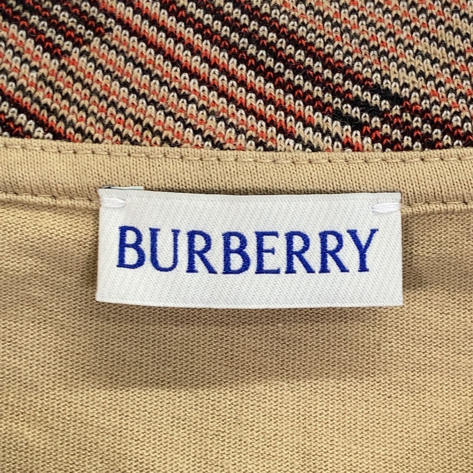 BURBERRY バーバリー 8112803 25SS ベージュ S/SチェックトリムTシャツ XL BURBERRY バーバリー 8112803 25SS ベージュ S/SチェックトリムTシャツ XL