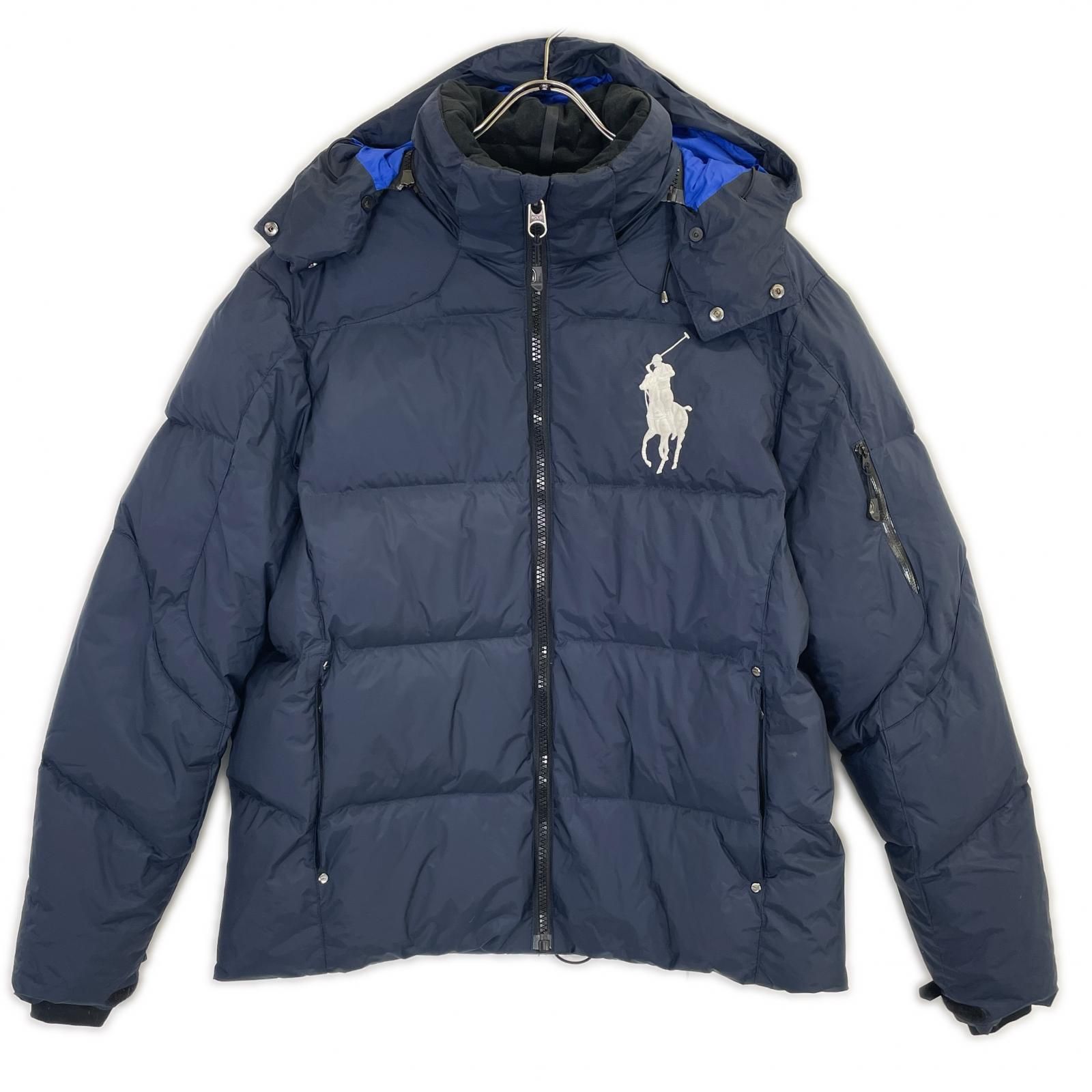 POLO RALPH LAUREN ポロ ラルフローレン 710585152002 ネイビー ビッグポニー ダウンジャケット L POLO RALPH LAUREN ポロ ラルフローレン 710585152002 ネイビー ビッグポニー ダウンジャケット L