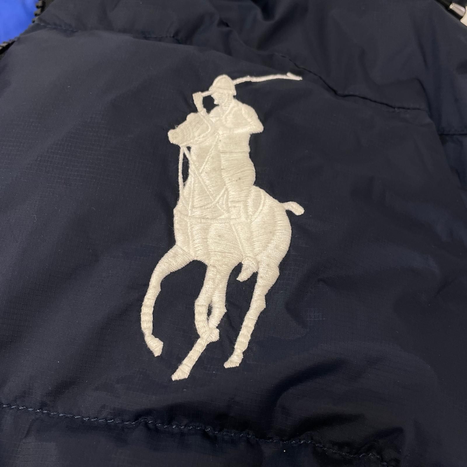 POLO RALPH LAUREN ポロ ラルフローレン 710585152002 ネイビー ビッグポニー ダウンジャケット L POLO RALPH LAUREN ポロ ラルフローレン 710585152002 ネイビー ビッグポニー ダウンジャケット L