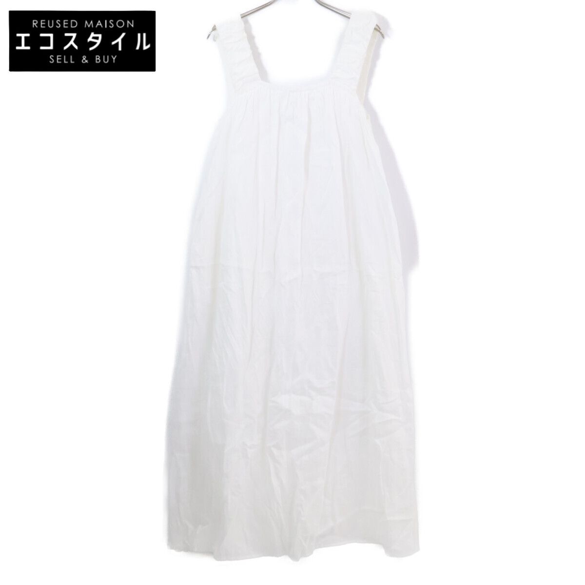KEINA RITA ケイナリタ KD231-013 Linen Gathered Dress リネン ノースリーブ ロング F