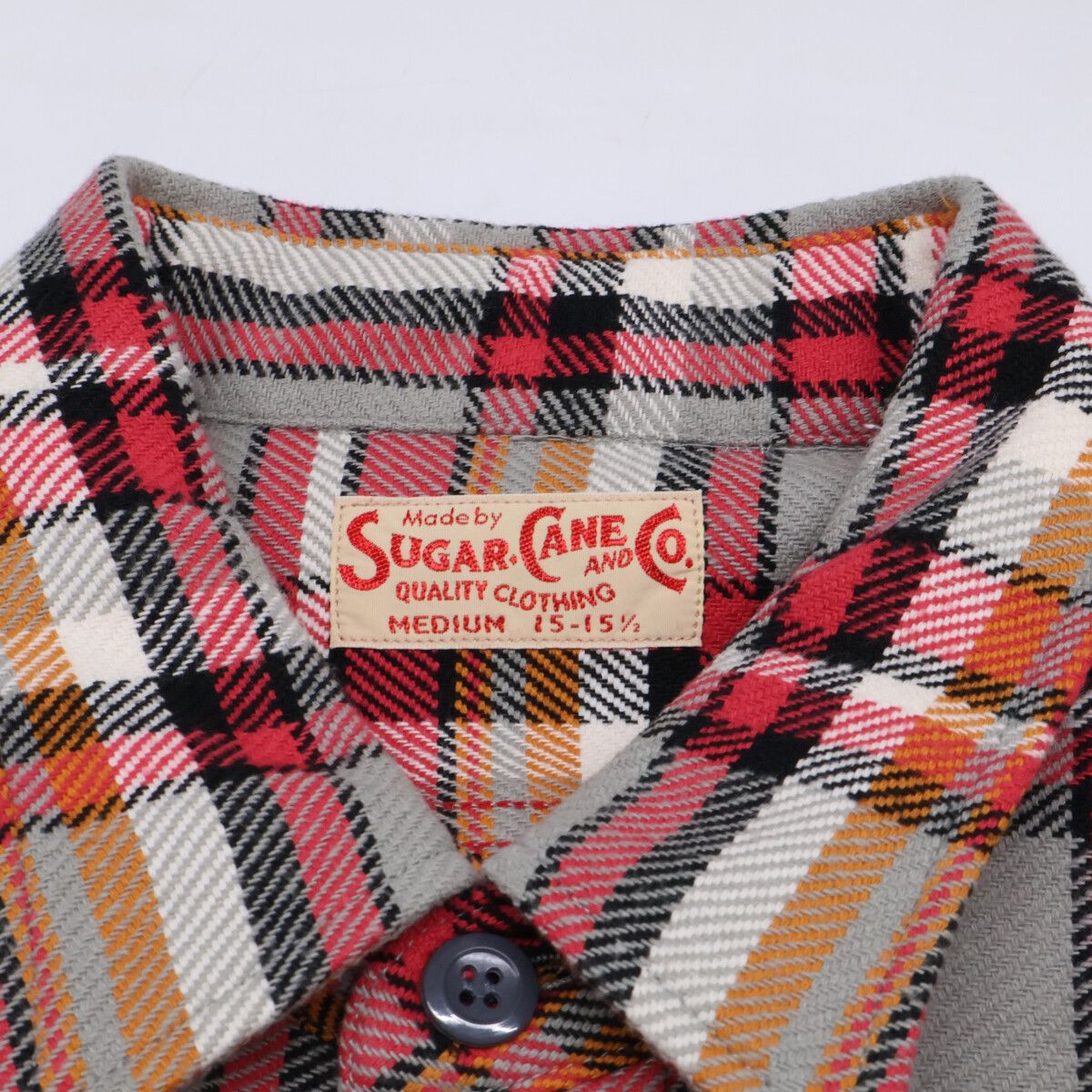 SUGAR CANE　シュガーケーン　【新品同様】SC29565 TWILL CHECK WORKSHIRT ツイルチェック ワークシャツ　M