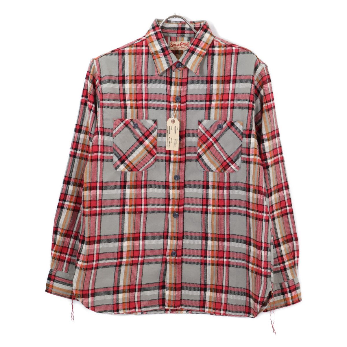 SUGAR CANE　シュガーケーン　【新品同様】SC29565 TWILL CHECK WORKSHIRT ツイルチェック ワークシャツ　M