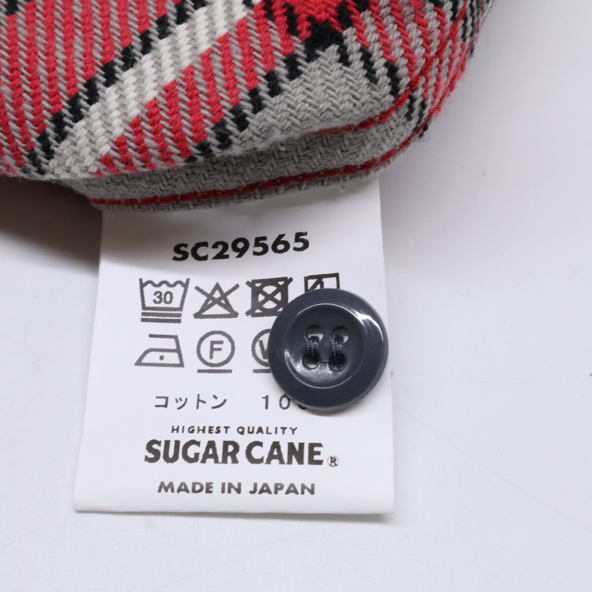SUGAR CANE　シュガーケーン　【新品同様】SC29565 TWILL CHECK WORKSHIRT ツイルチェック ワークシャツ　M