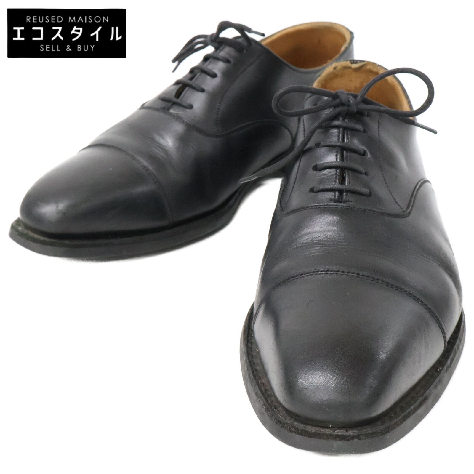 Crockett&Jones　クロケット＆ジョーンズ　5057 HLLAM ストレートチップ レザーシューズ　6E