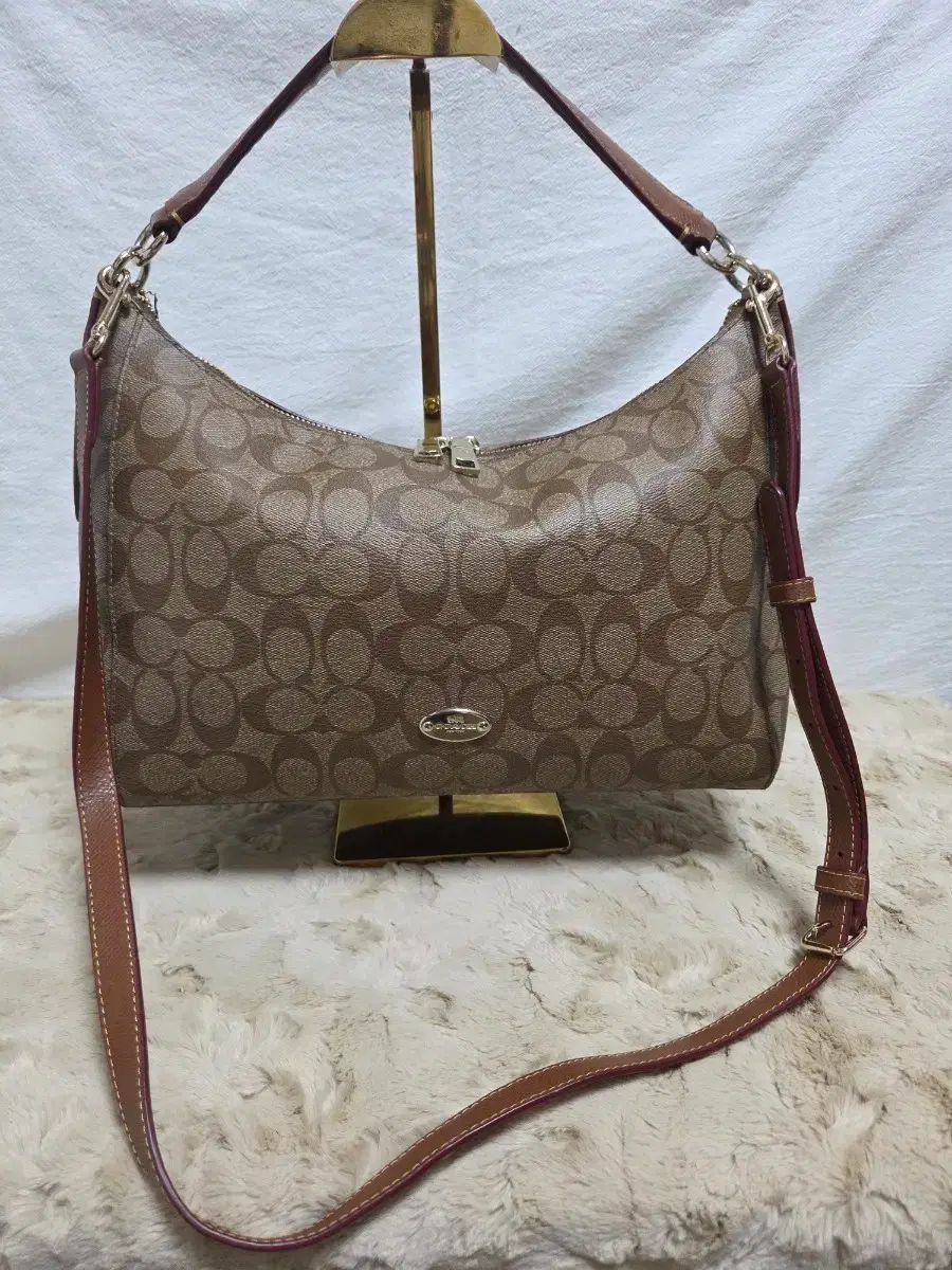 COACH シグネチャー ショルダーバッグ ブラウン