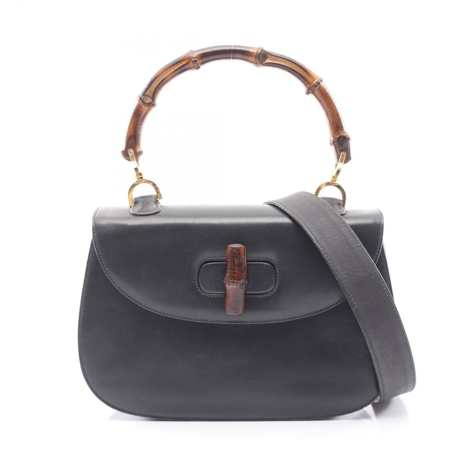 GUCCI グッチ オールドグッチ バンブー 2WAY ハンドバッグ