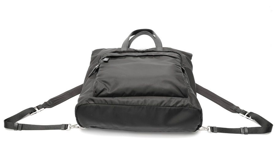 プラダ / PRADA Re-Nylon x サフィアーノレザー トートバッグ / バック
