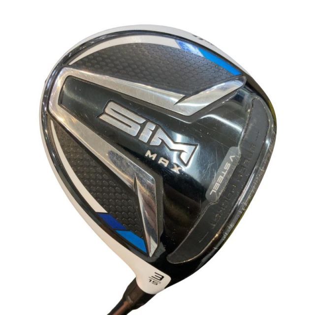 【中古】 テーラーメイド SIM MAX 3W フェアウェイウッド FW 純正特注シャフト (フレックスS) メンズ 男性用 右利き 右用 Dランク ゴルフクラブ