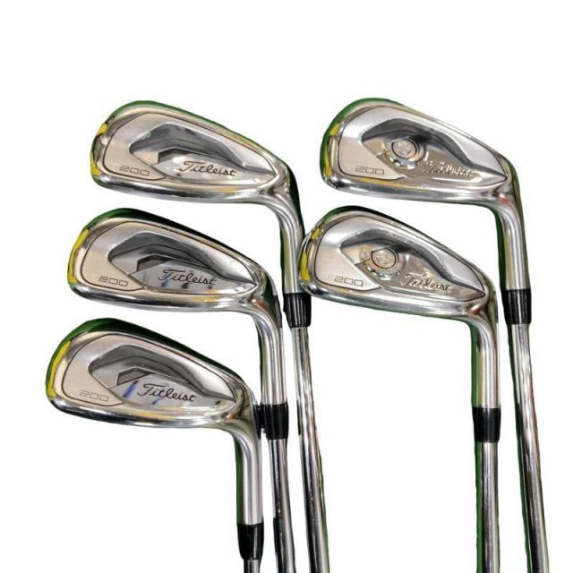【中古】 タイトリスト Titleist T200 5S アイアンセット IR 純正特注シャフト (フレックスS) メンズ 男性用 右利き 右用 Cランク ゴルフクラブ