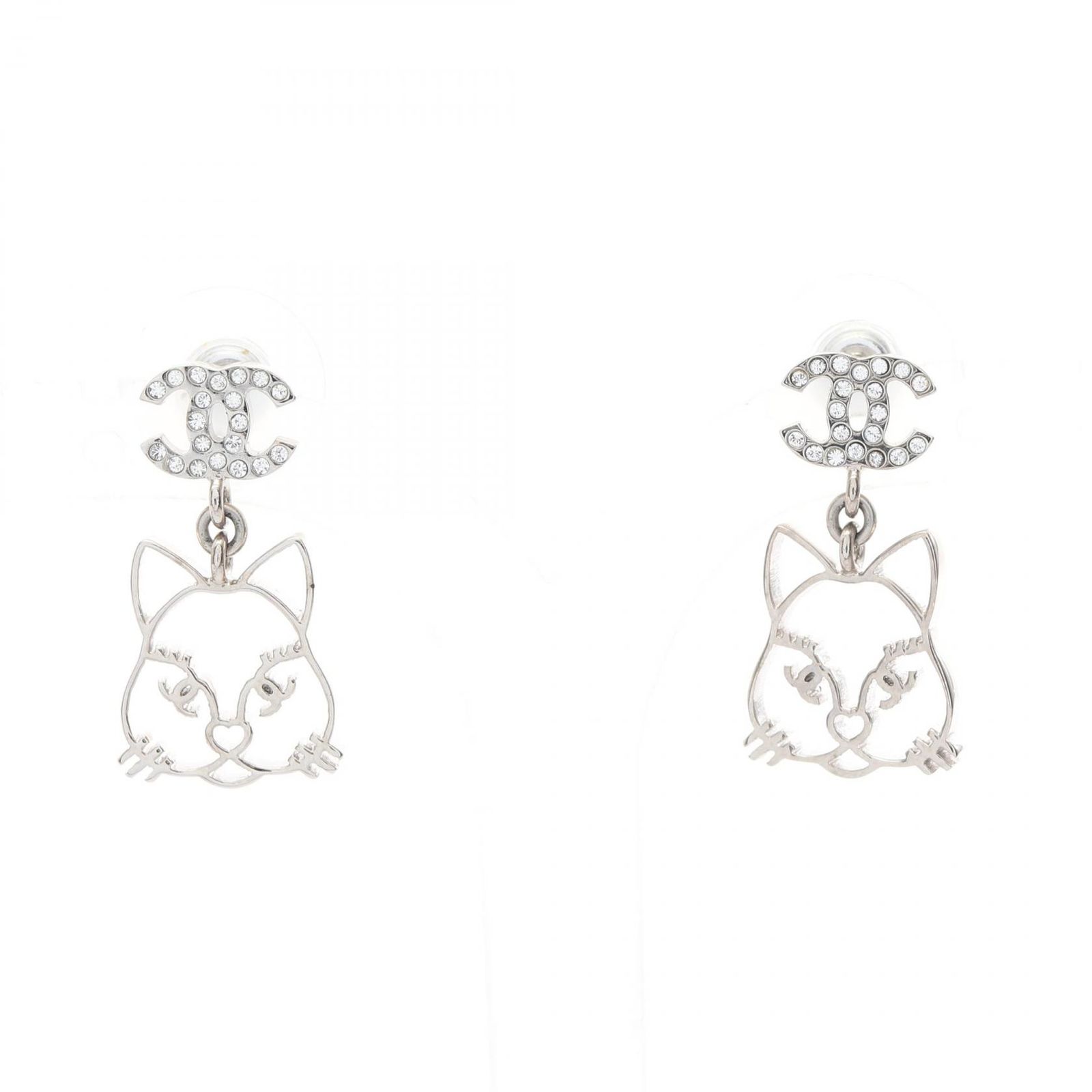 CHANEL シャネル ココマーク ネコ ピアス