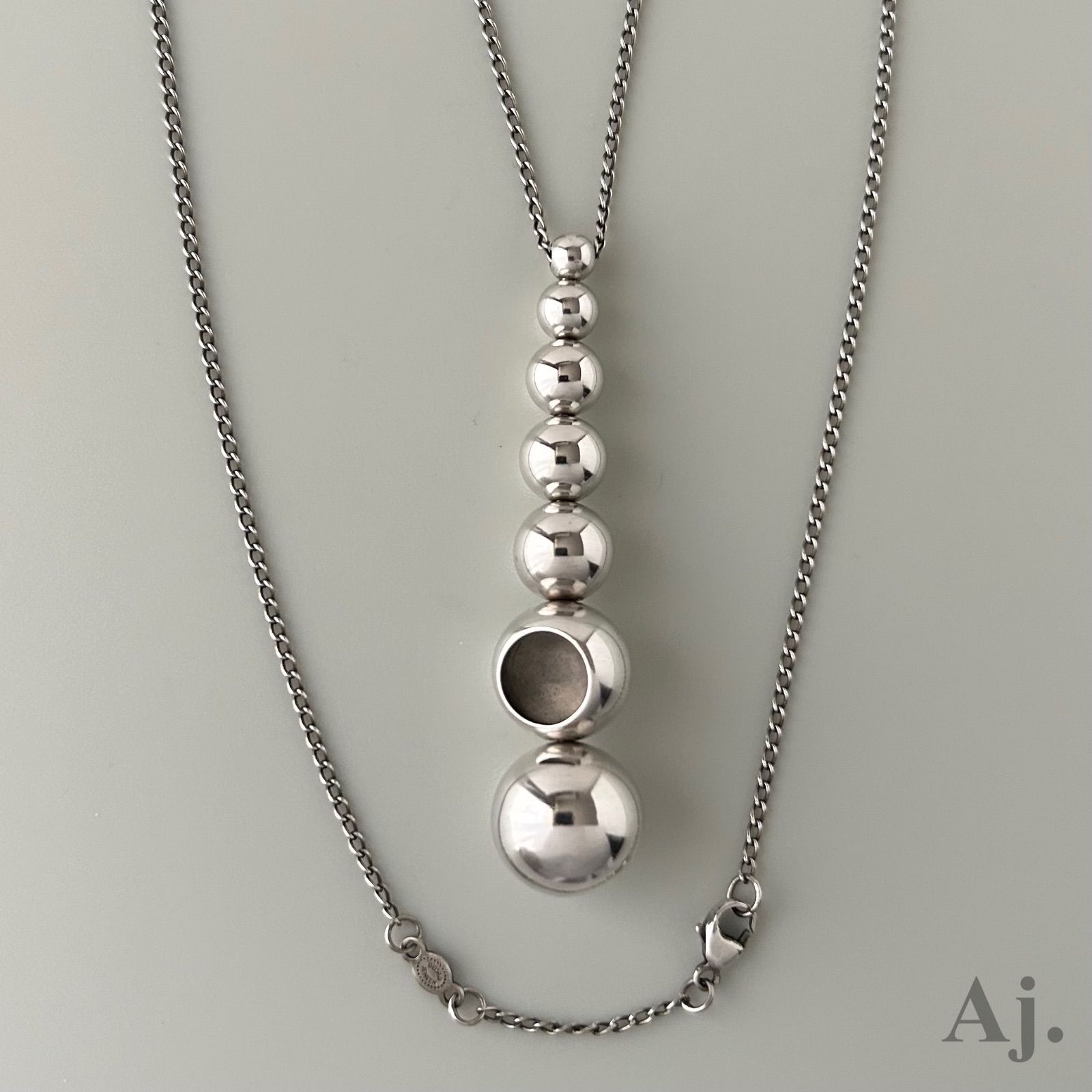 ジョージジェンセン ネックレス CAVE Silver 925 Georg Jensen