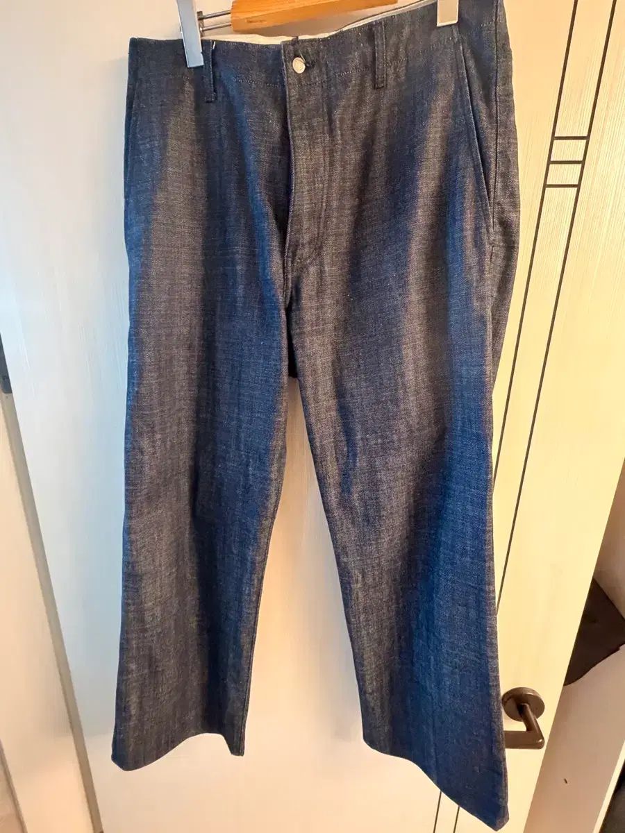 ポッタリー ONE WASHED WIDE DENIM INDIGO 3サイズ