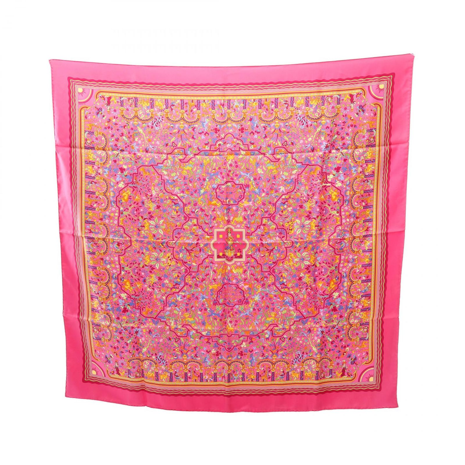 HERMES エルメス カレ90 LES JARDINS D'ARMENIE スカーフ