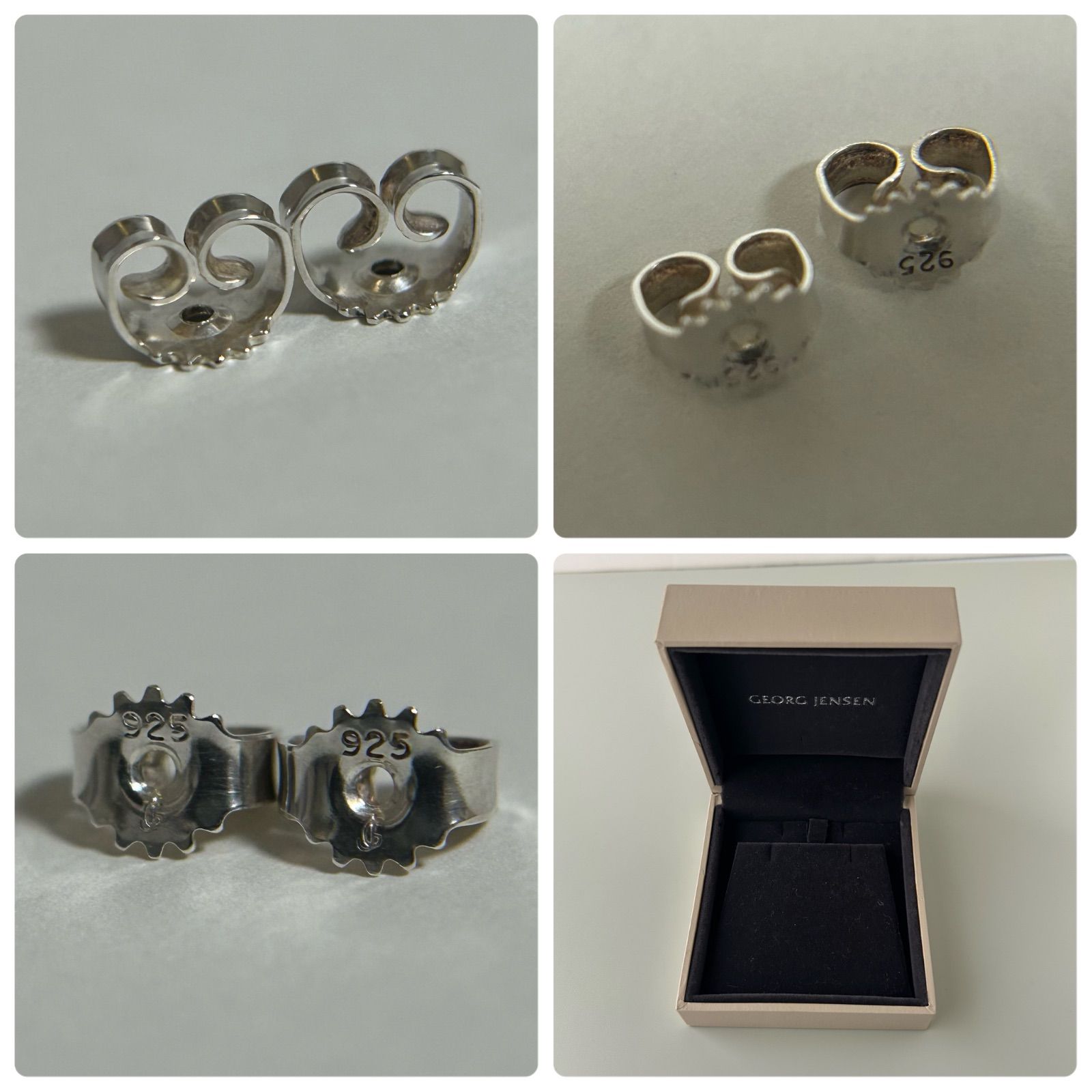 ジョージジェンセン ピアス 500 ゼファー AG925 Regitze Overgaard 