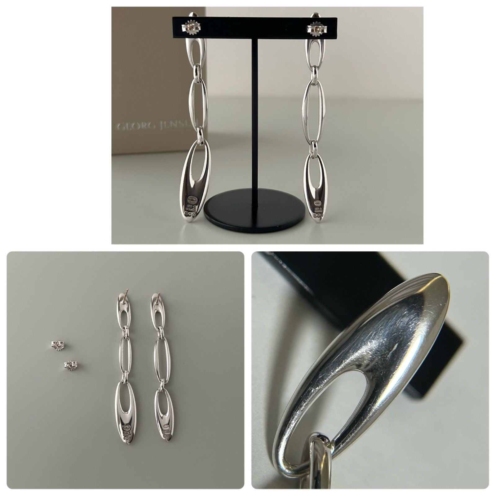 ジョージジェンセン ピアス 500 ゼファー AG925 Regitze Overgaard 