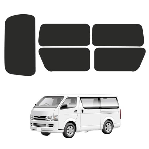 セイワ(SEIWA) 車種専用用品 カーテン トヨタ ハイエース200系専用 5枚セットマグネットカーテン IMP203 ブラック 遮蔽率99.8% 遮光3級生地使用 カー用品 車中泊 サンシェードAR