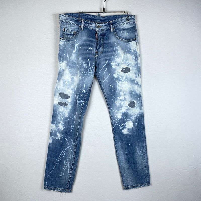 【中古品】 DSQUARED 2 ディースクエアード SKATER JEAN S71LB1035 S30309 スケーター ジーンズ ボトムス デニムパンツ スプラッシュ加工 【152-260530-yo-10-tei】