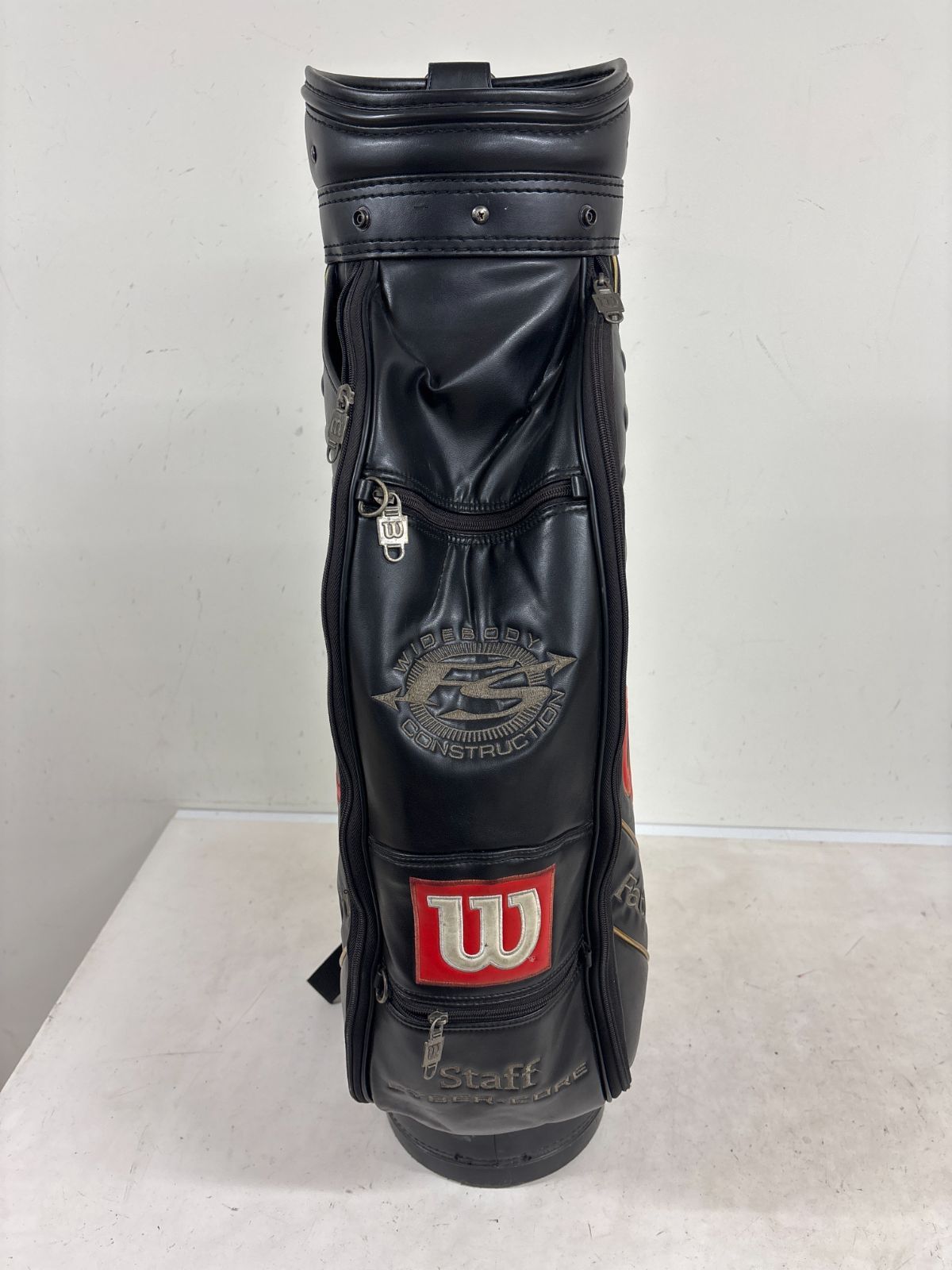 WILSON キャディバッグ　ブラック　送料込み 送料無料 Wilson ウィルソン キャディバッグ Fat Shaft ブラック