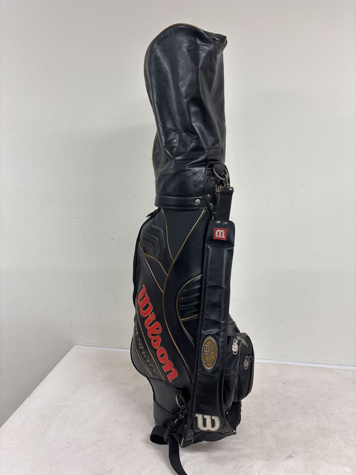 送料無料 Wilson ウィルソン キャディバッグ Fat Shaft ブラック