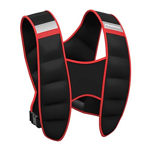 PROIRON ウェイトベスト 重り ベスト 加重ベスト 5kg/8kg/10kg 前後の重量が等しい 砂漏れを防ぐ 快適の装着感 通気性 夜間安全反射ベルト おもり 筋トレ 男女兼用 ウエイトジャケットkk c807d62e