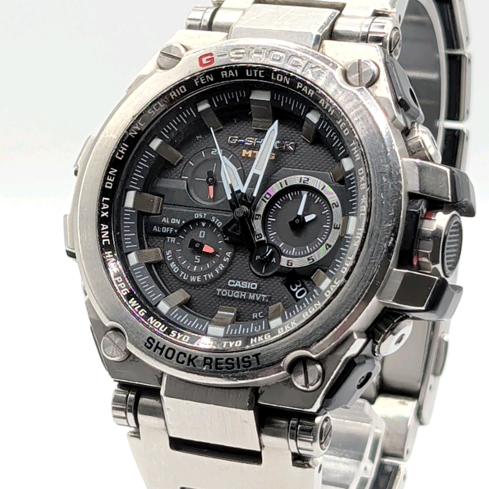 CASIO G-SHOCK MTG-S1000D Watch Solar Men's Black digital Round Black 20ATM Y2K 00S Working カシオ ジーショック 時計 ソーラー 電波ソーラー メンズ 稼働品
