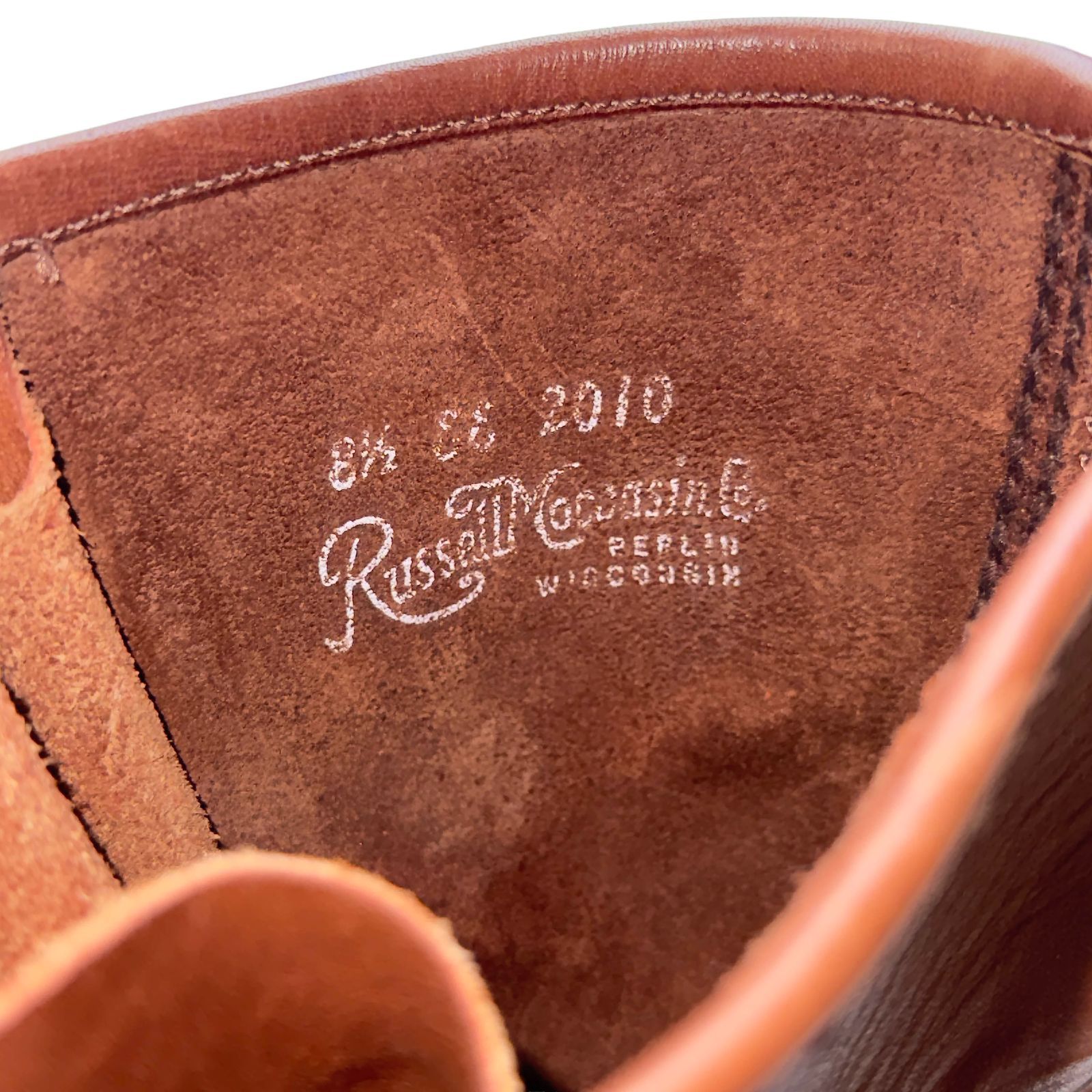 Russell Moccasin ラッセルモカシン 青タグ レザー ブーツ バード